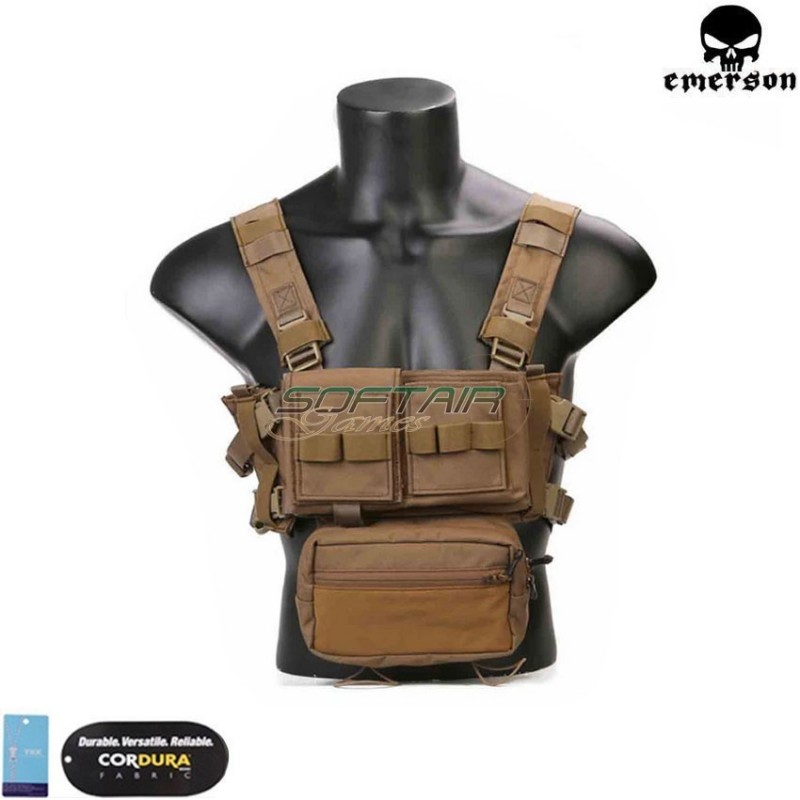 Micro MK3 Chest Rig Coyote Brown emerson (em2961cb)