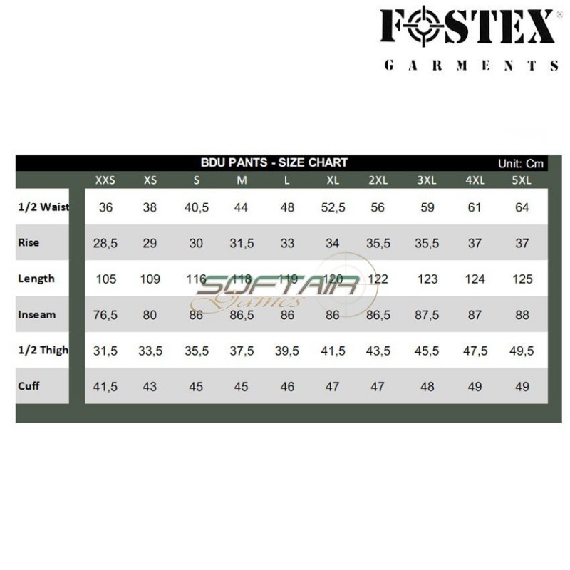 Pantalone BDU TAN fostex (fx-111211-tan)