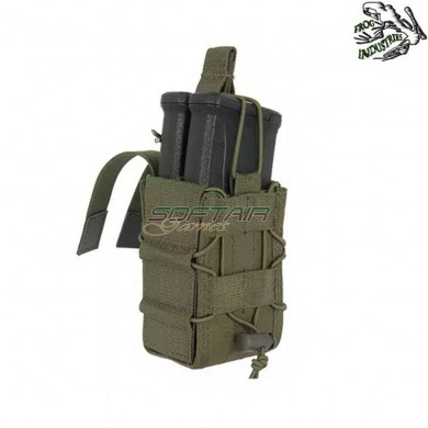 Tasca doppia OLIVE DRAB sovrapposta per M4/M16 frog industries® (fi-2000-od)