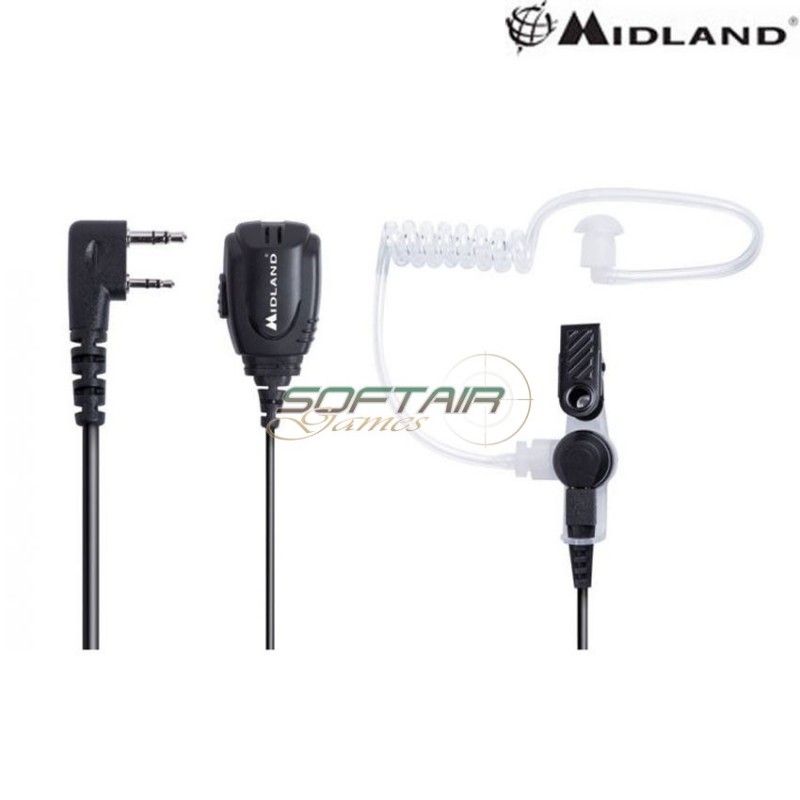 Microfono auricolare BA31 pneumatico 2 Pin Kenwood mildand (c1299)