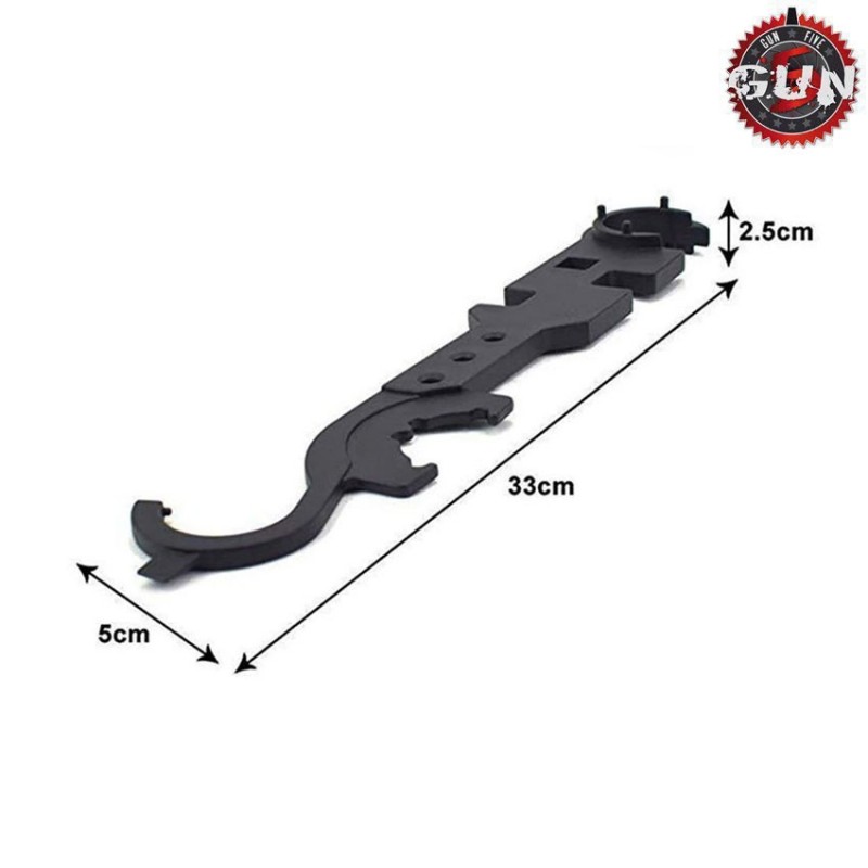 Chiave multiuso AR15/M4/M16 in acciaio gun five (gf-158748)