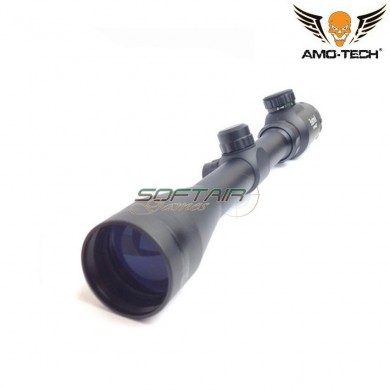 Scope 3-9x40E illuminated reticle BLACK bush. style amo-tech® (amt-3-9x40e-bk)