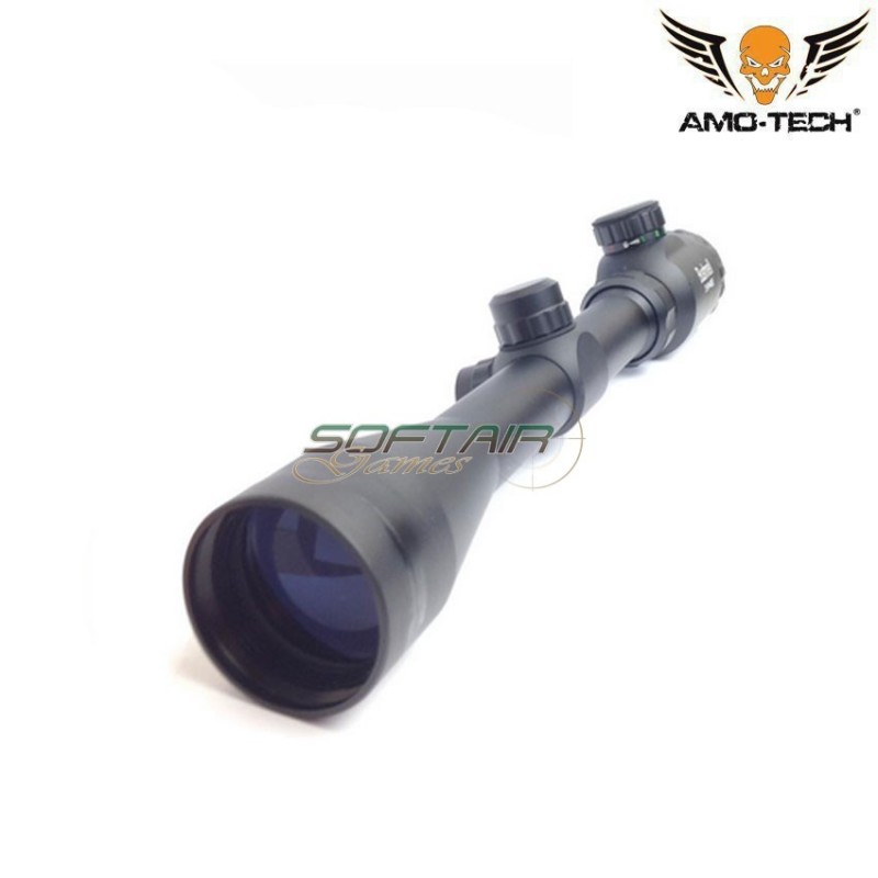 Scope 3-9x40E illuminated reticle BLACK bush. style amo-tech® (amt-3-9x40e-bk)