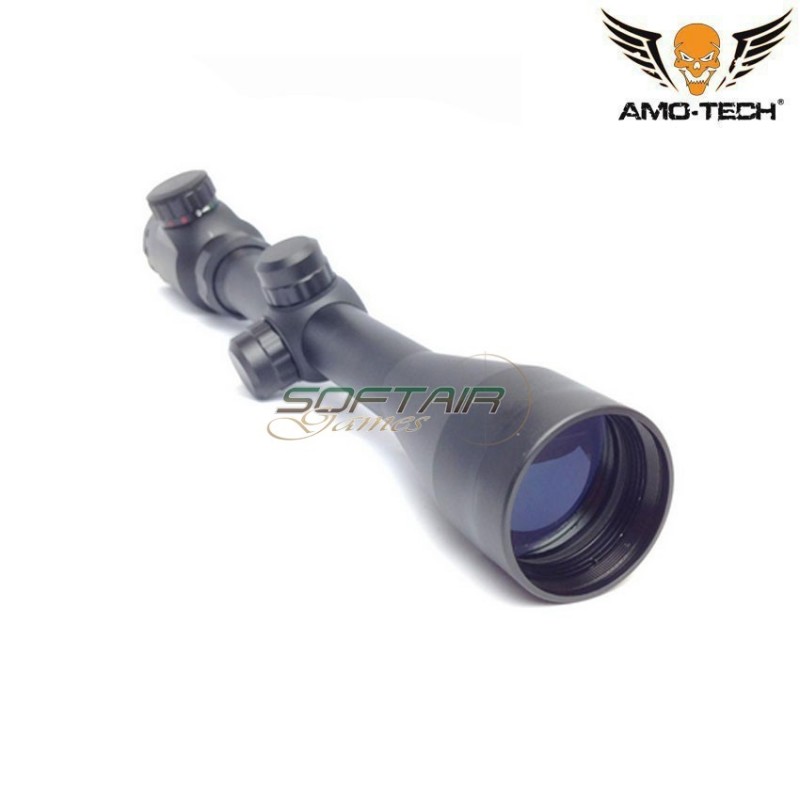 Scope 3-9x40E illuminated reticle BLACK bush. style amo-tech® (amt-3-9x40e-bk)