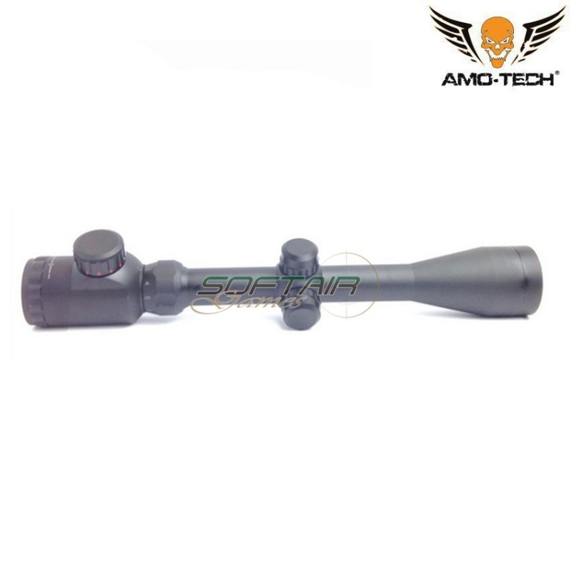 Scope 3-9x40E illuminated reticle BLACK bush. style amo-tech® (amt-3-9x40e-bk)