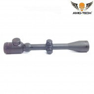 Scope 3-9x40E illuminated reticle BLACK bush. style amo-tech® (amt-3-9x40e-bk)