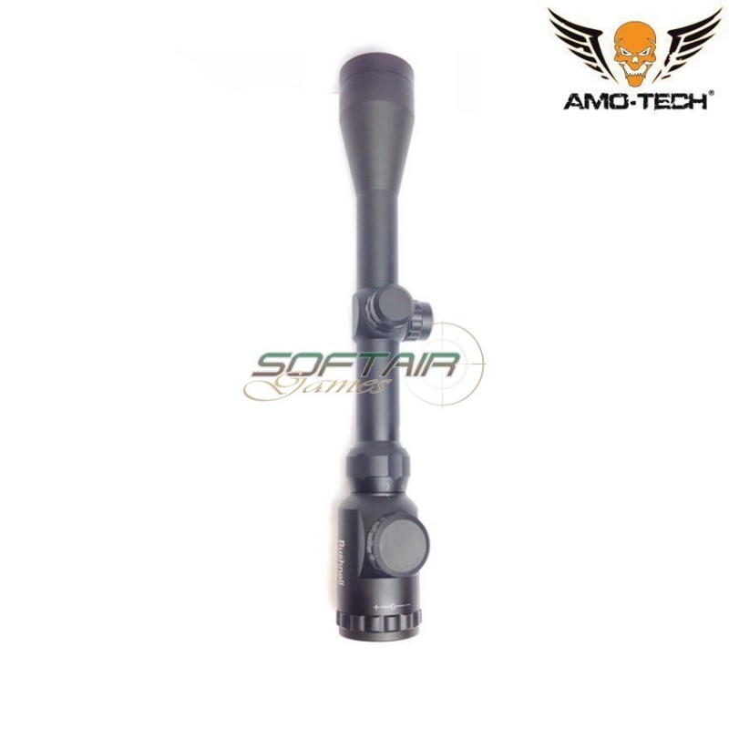 Scope 3-9x40E illuminated reticle BLACK bush. style amo-tech® (amt-3-9x40e-bk)