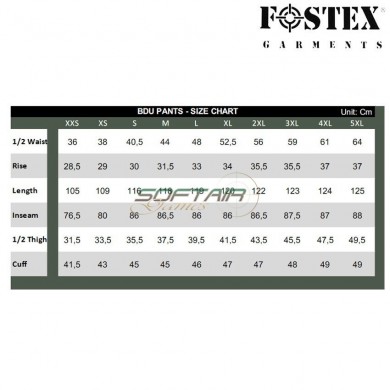 Pantalone BDU VEGETATO fostex (fx-111211-vi)