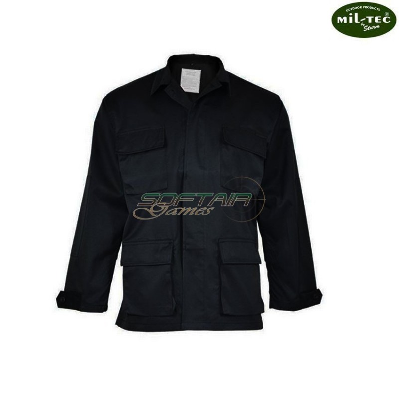 Giacca BDU nera rip-stop mil-tec (11801002)