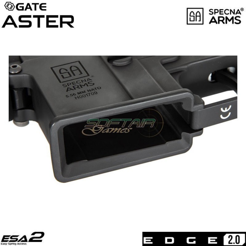 Electric rifle sa-h20 416 short version edge 2.0™ black specna arms® (spe-01-028551)