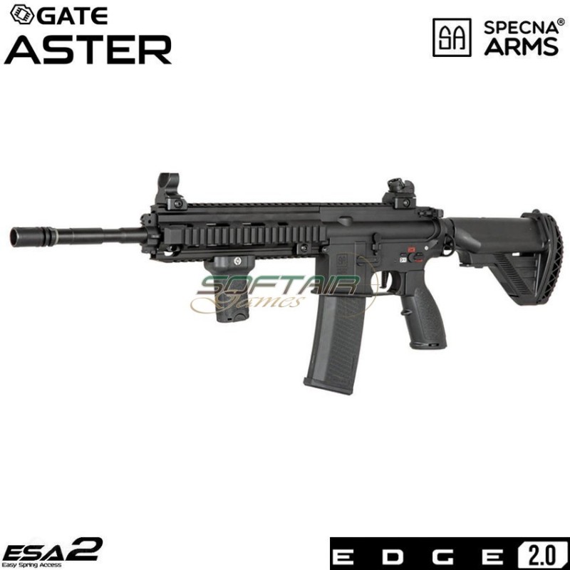 Electric rifle sa-h21 416 long version edge 2.0™ black specna arms® (spe-01-028552)