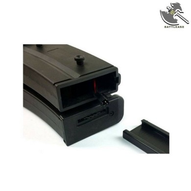 Caricatore elettrico 1000bb NERO per g36 battleaxe (6082a)