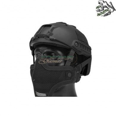 Striker V1 Helmet Mask BLACK Frog Industries® (fi-77-bk)