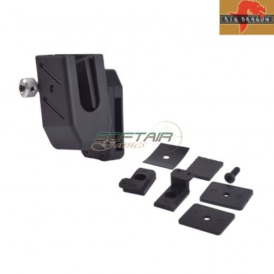 Black IPSC style magazine pouch for big dragon pistol (bd2339-bk)