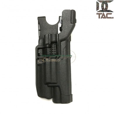 Fondina per 1911 c/torcia level 3 style NERA d.c. tactical (dctac-54-bk)