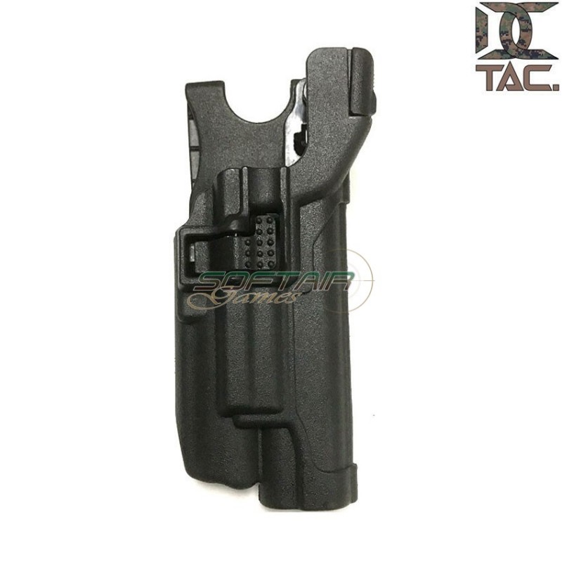 Fondina per 1911 c/torcia level 3 style NERA d.c. tactical (dctac-54-bk)