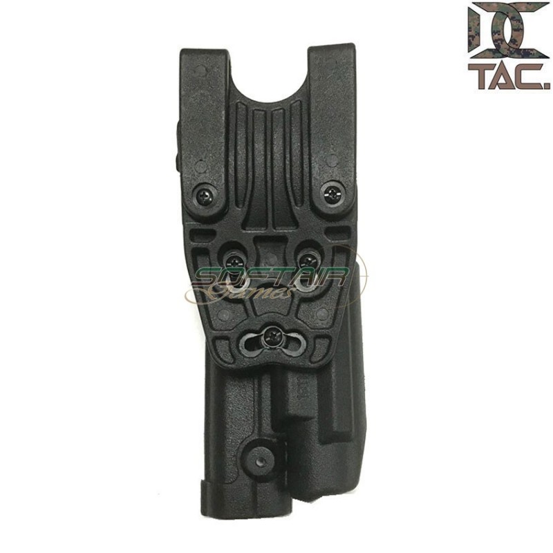 Fondina per 1911 c/torcia level 3 style NERA d.c. tactical (dctac-54-bk)