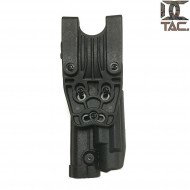 Fondina per 1911 c/torcia level 3 style NERA d.c. tactical (dctac-54-bk)
