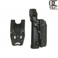 Fondina per 1911 c/torcia level 3 style NERA d.c. tactical (dctac-54-bk)