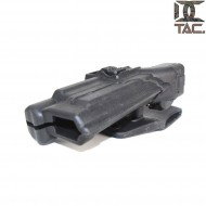 Holster for M9 w/flashlight level 3 style BLACK d.c. tactical (dctac-55-bk)