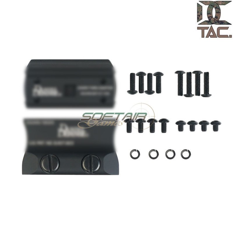 Mount DD style BLACK for t1/t2 dot d.c. tactical (dctac-57-bk)