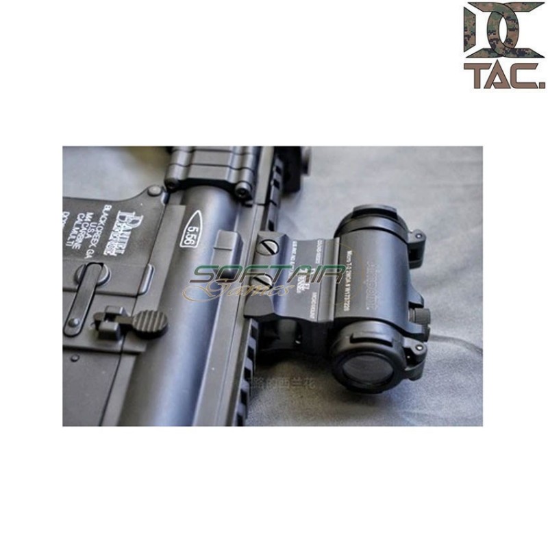 Mount DD style BLACK for t1/t2 dot d.c. tactical (dctac-57-bk)