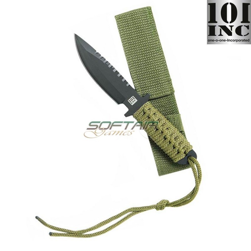 Coltello da combattimento Recon 7" modello A VERDE 101 inc (inc-455460-od)