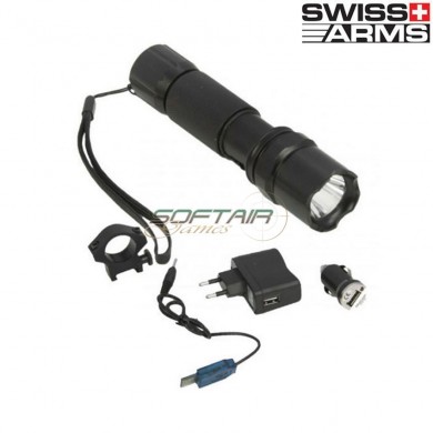Led flashlight kit black swiss arms (263927)