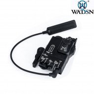 Mini DBAL alluminio NERO aiming device RED laser / IR wadsn (wd06017-bk)