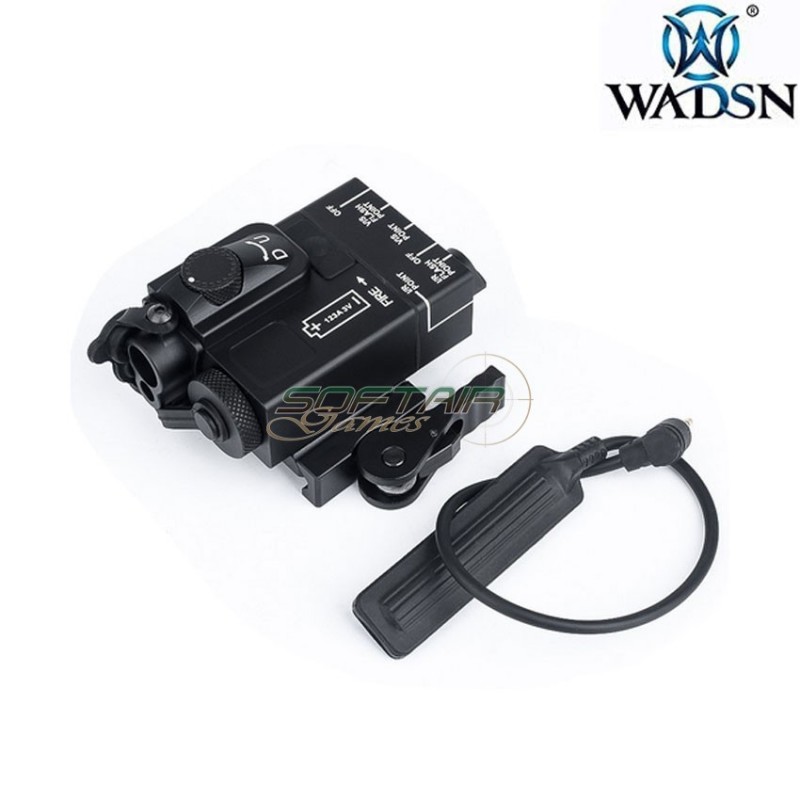 Mini DBAL alluminio NERO aiming device RED laser / IR wadsn (wd06017-bk)