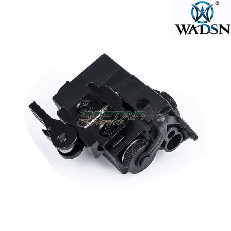 Mini DBAL aluminum BLACK aiming device RED laser / IR wadsn (wd06017-bk)