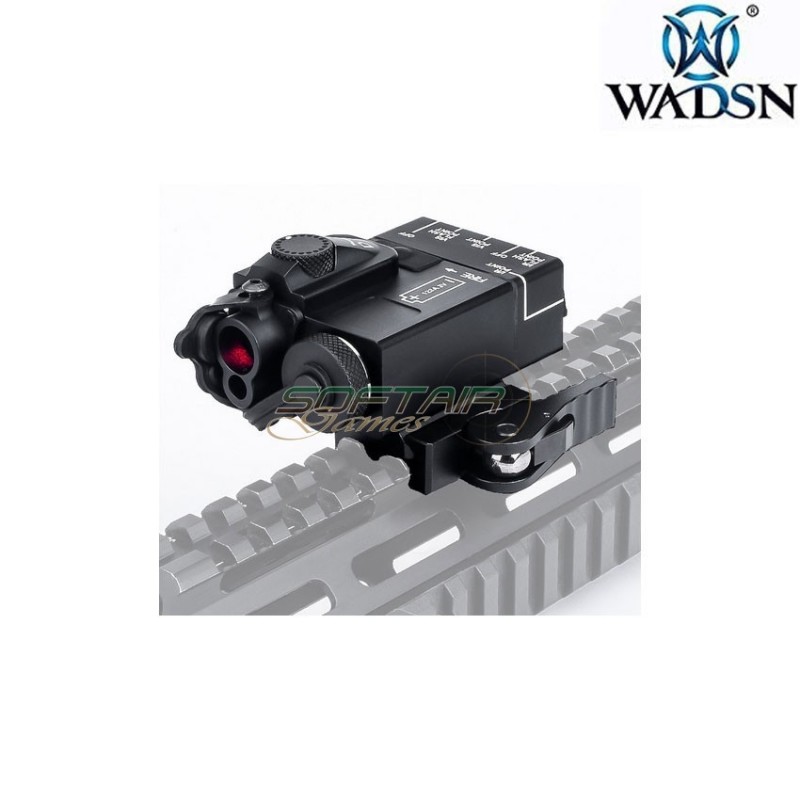 Mini DBAL aluminum BLACK aiming device RED laser / IR wadsn (wd06017-bk)