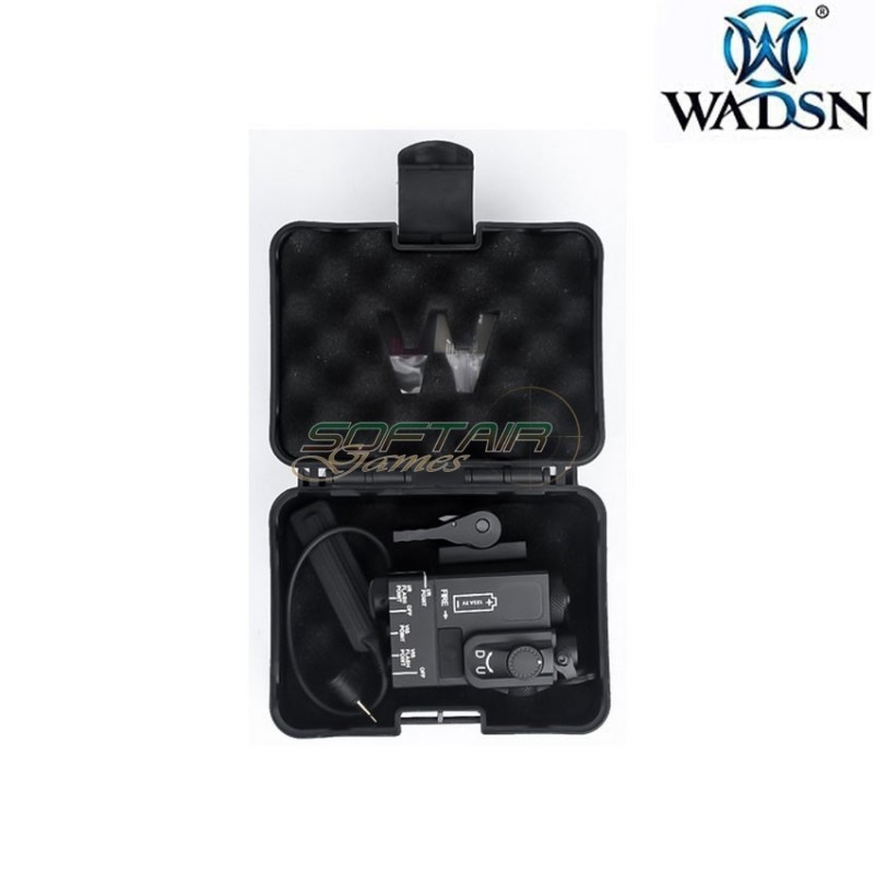 Mini DBAL alluminio NERO aiming device RED laser / IR wadsn (wd06017-bk)