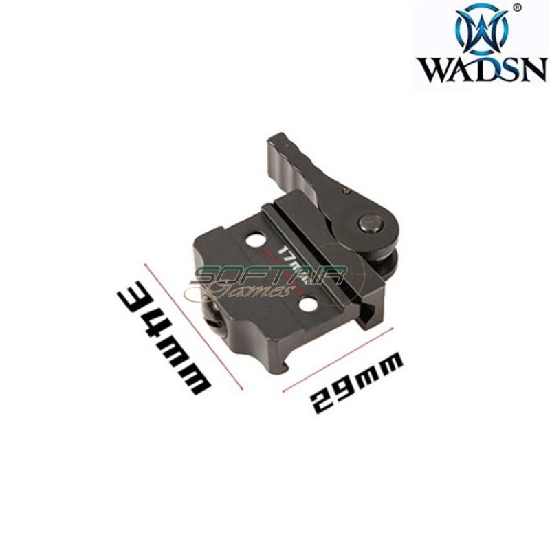 Mount ricambio in metallo nero QD per DBAL-A2 wadsn (wdx032-bk)