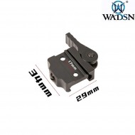 Mount ricambio in metallo nero QD per DBAL-A2 wadsn (wdx032-bk)