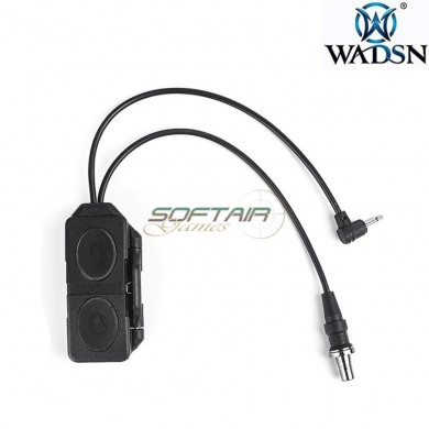 Doppio controllo remoto torcia/laser peq NERO wadsn (wex676-bk)
