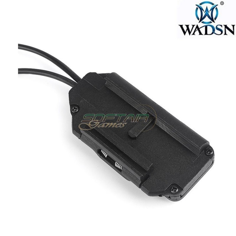 Doppio controllo remoto torcia/laser peq NERO wadsn (wex676-bk)