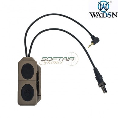Doppio controllo remoto torcia/laser peq DARK EARTH wadsn (wex676-de)