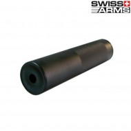 BLACK silencer 20x4.5cm CCW swiss arms (605260)