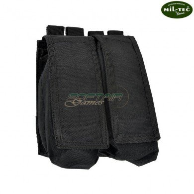 Double pouch 4 places BLACK for ak mil-tec (13496802)