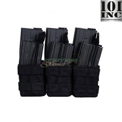 Triple pouch 6 places BLACK for M4 101 inc (inc-359858-bk)