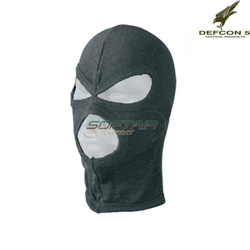 Balaclava 3 holes BLACK defcon 5 (d5-1935c-bk)