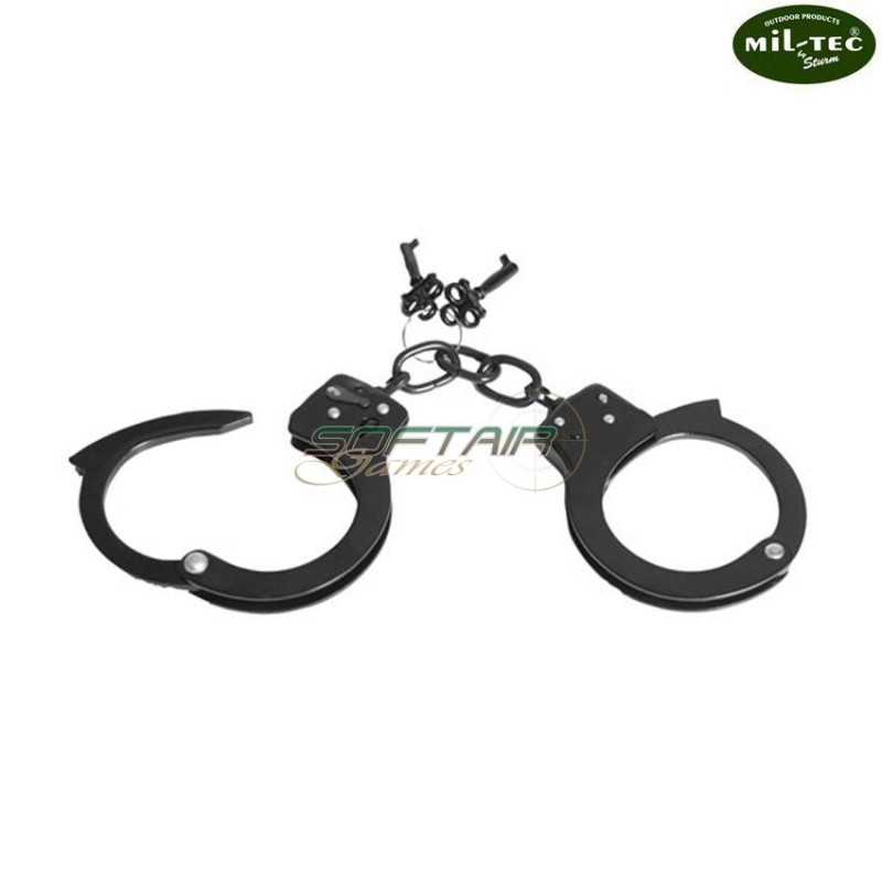 Manette in alluminio nere mil-tec (16202000)