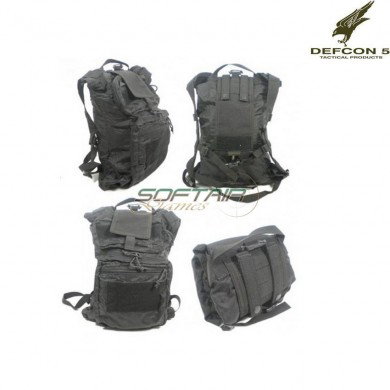 Zaino rollypolly nero defcon 5 (d5-345-bk)