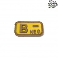 Patch 3d Pvc B Neg TAN Frog Industries® (fi-bneg-tan)
