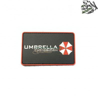 Patch 3d pvc UMBRELLA new RD. frog industries® (fi-umb-bkrd)