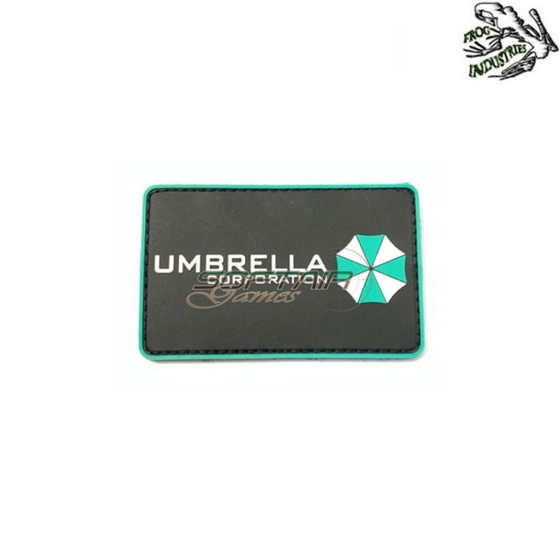 Patch 3d pvc UMBRELLA new GR. frog industries® (fi-umb-bkgr)