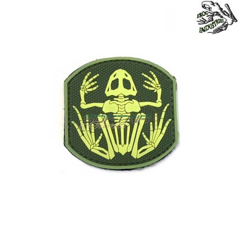 Patch 3d pvc FROG GREEN frog industries® (fi-ra-gr)