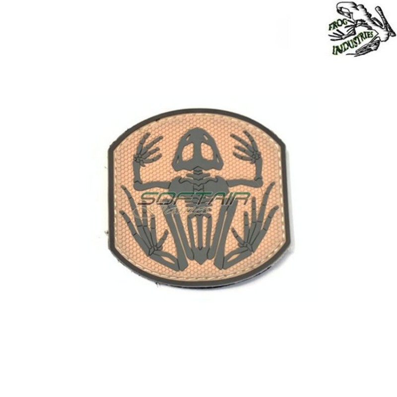 Patch 3d pvc RANA TAN frog industries® (fi-ra-tan)