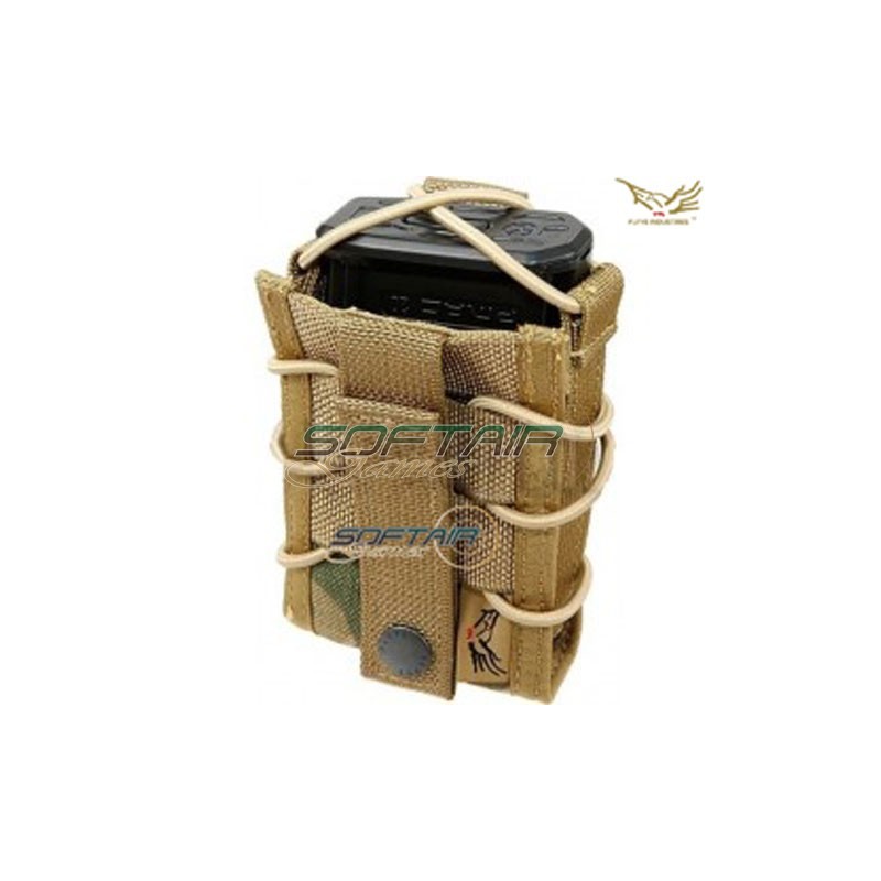 Single Bib Rifle Magazine Pouch Multicam Flyye Industries (cod.fy-ph-c034-mc)